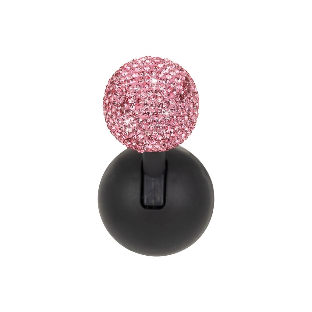 Startknopf fürs Auto | Dekorativer Ein-Knopf-Starter mit Strasssteinen und Kugelstange fürs Auto, Ein-Knopf-Starter für LKW, SUV, Wohnmobil