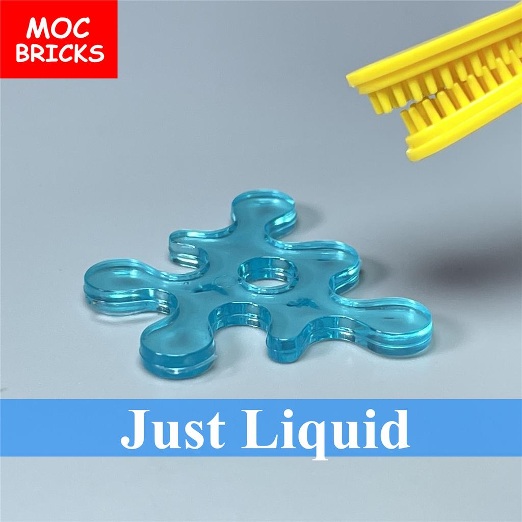 10pcs/lot MOC Bricks Trans Liquid Water Blood Milk Educational Building Blocks Action Figure Toy Kids Toys Gifts