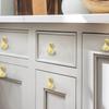4 Pcs Ginkgo Leaf Shape Handles Golden Leaf Shape Knobs Golden Drop Pendant Pull Handles Single Hole Knobs Handles for Kitchen Furniture Cabinet