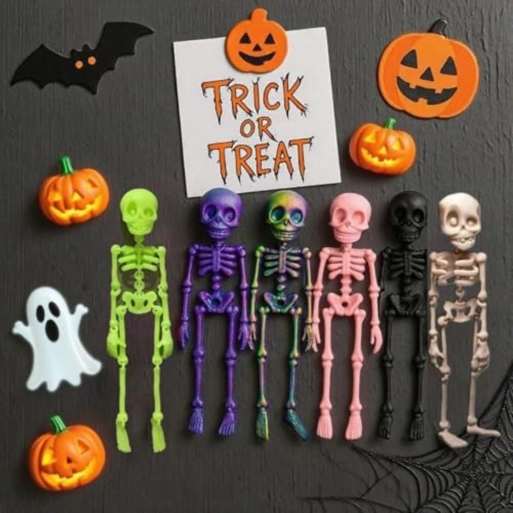 Poseable Skeleton Refrigerator Magnets Movable Joints Decorative Magnets  Office Decor