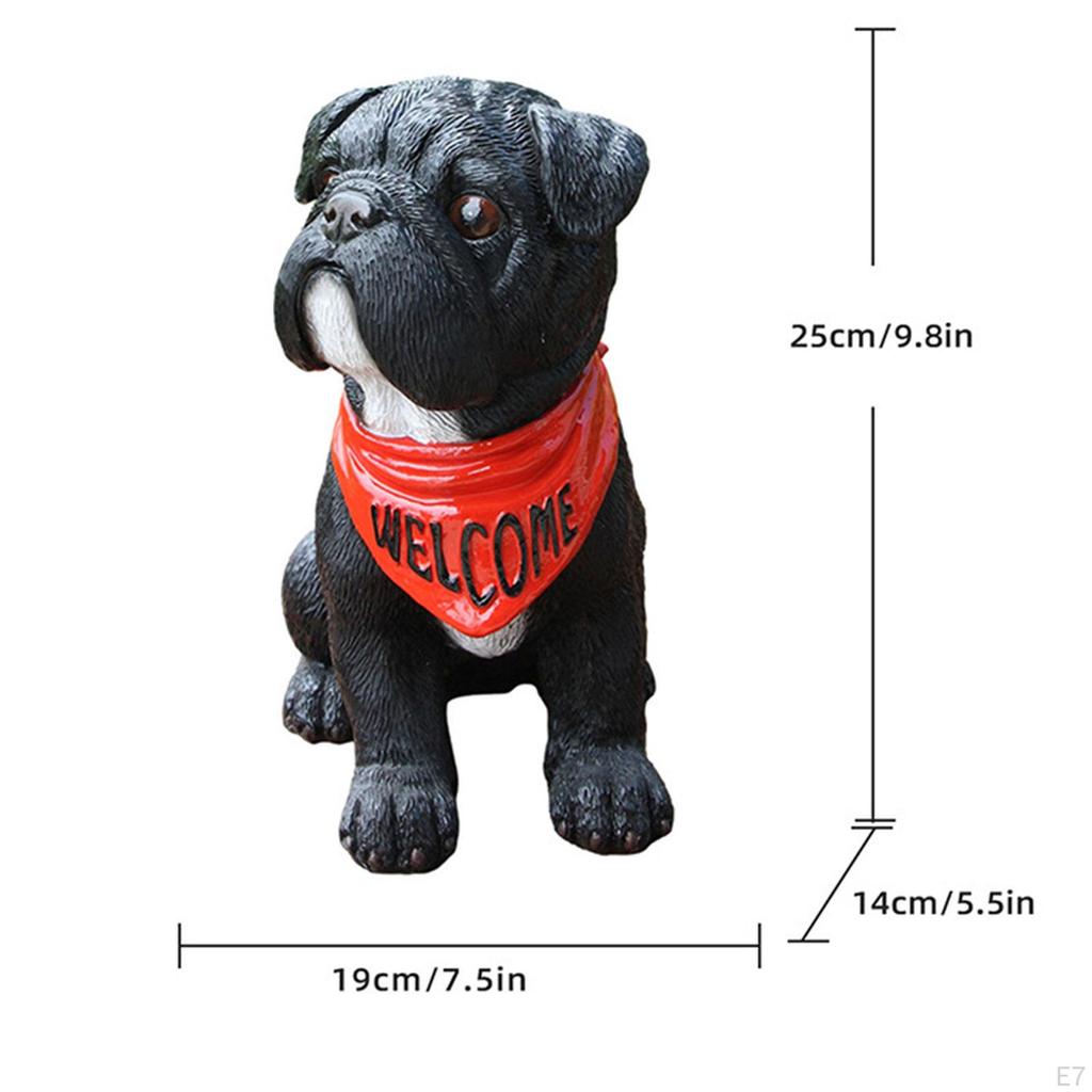 Animal Statue Dog Sculpture Desktop Figurines Collection Ornament for House Cabinets