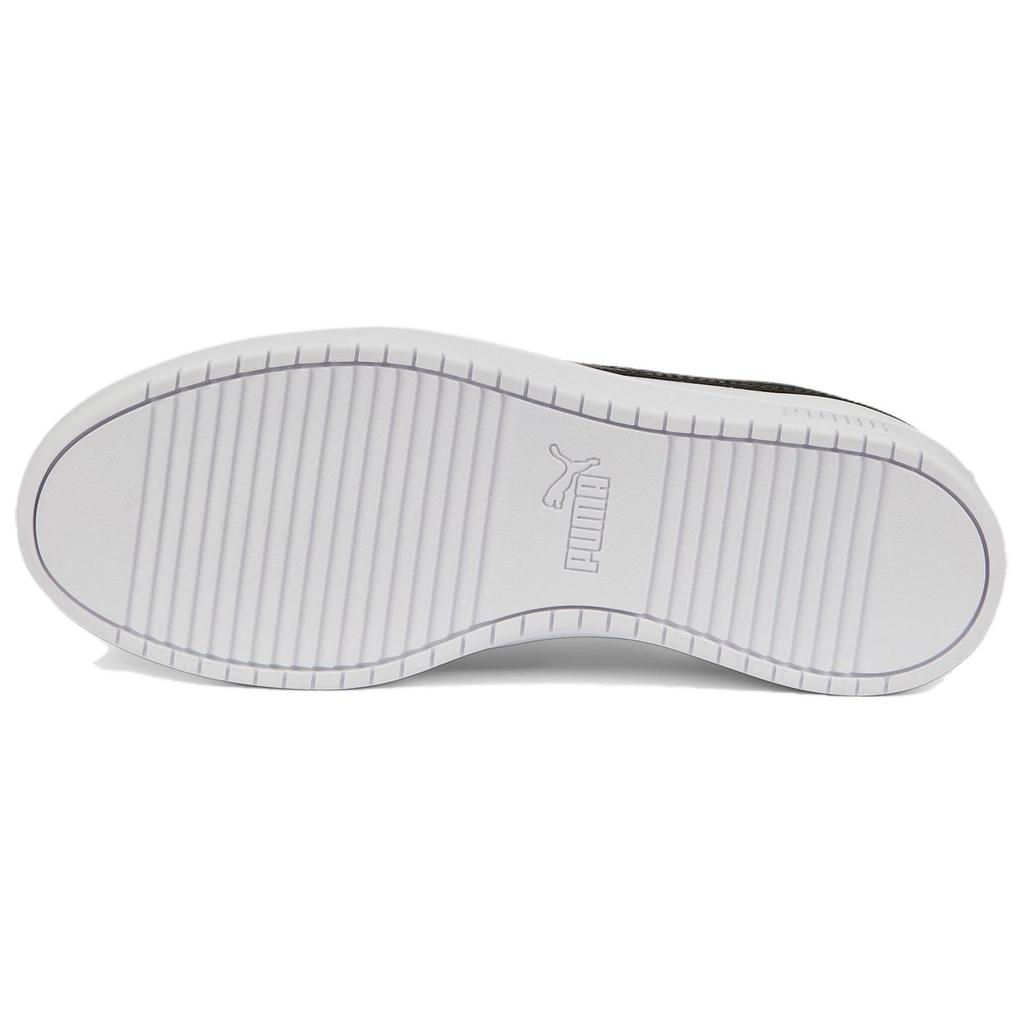 PUMA Ricky Abrasion Resistant Low top Skateboard Shoes Unisex White Black 387607-02