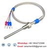 Stainless Steel Threaded Pt100 Temperature Sensor Probe Waterproof High‑Temp RTD (-50°C- 420°C) Industrial Armor Cable 3‑Wire