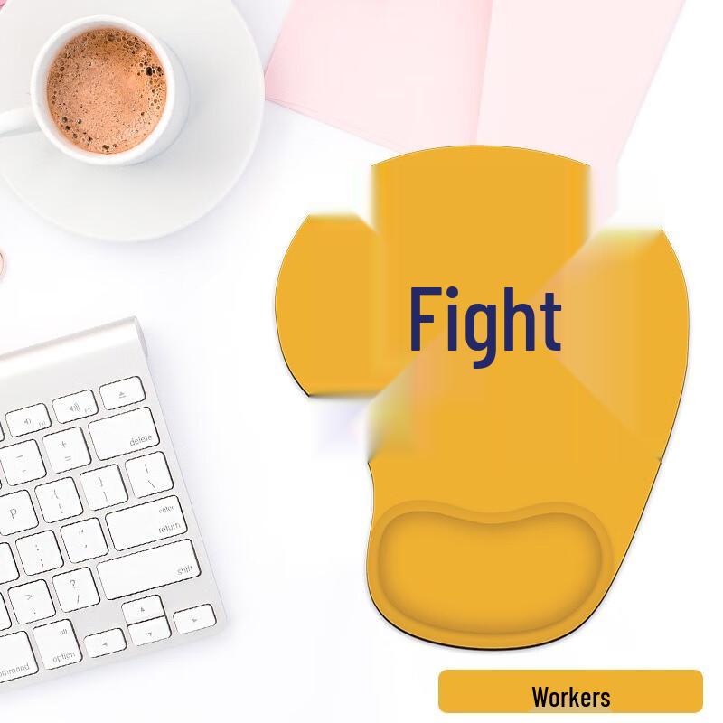 Fumede Cartoon Wrist Rest Mouse Pad (2-Pack)