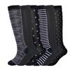 Kombinationsset, Kompressionssocken, Sportsocken, Yoga-Socken, Elastische Formgebung, Beinsocken, Waden.