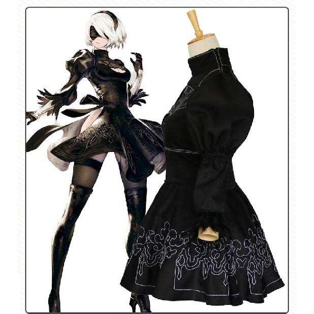 

Новинка 2022 года, Nier Automata Yorha 2B, сексуальный наряд, игровой костюм, костюм для косплея на Хэллоуин, женские костюмы для ролевых игр, праздничное платье для девочек