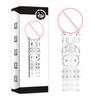 Silicone Crystal Condom Sleeve Silicone for Men Realistic Crystal Silicone Dotted Condom Foren Sex Condom Silicon Sex Toys
