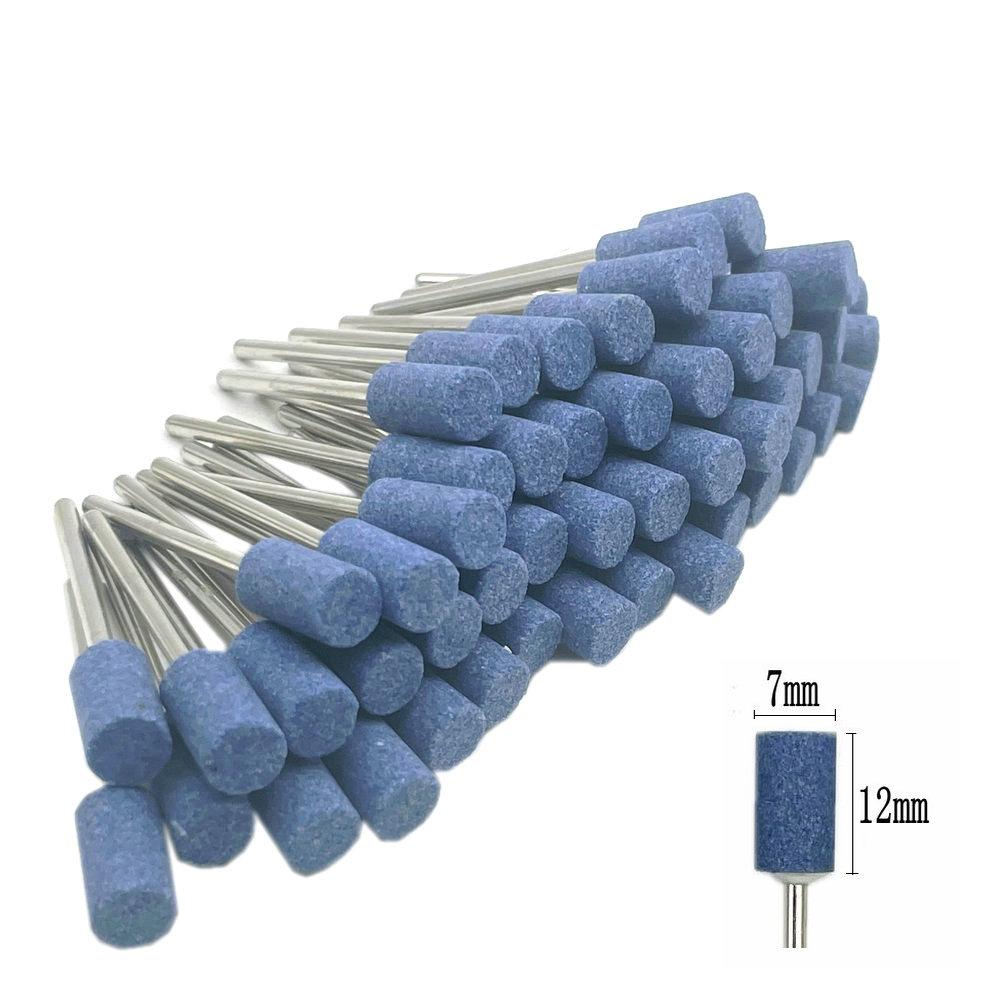 50pcs/set  Dental Stone Grinder Polisher Burs For Contouring Shaping Porcelain Dental Rotary Stone Polisher 2.35mm Shank