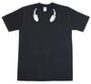 Headphones Music DJ Turntablist Mens Loose Fit Cotton T-Shirt