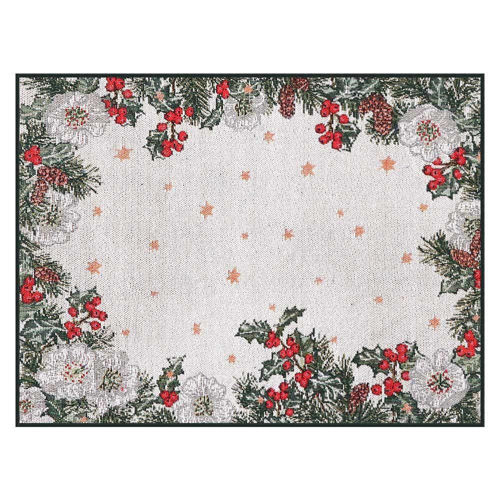 

Святкова прикраса Нековзкі Різдвяні настільні килимки Санта Клаус Різдвяний плейсмат Плейсмат Прикраса 4