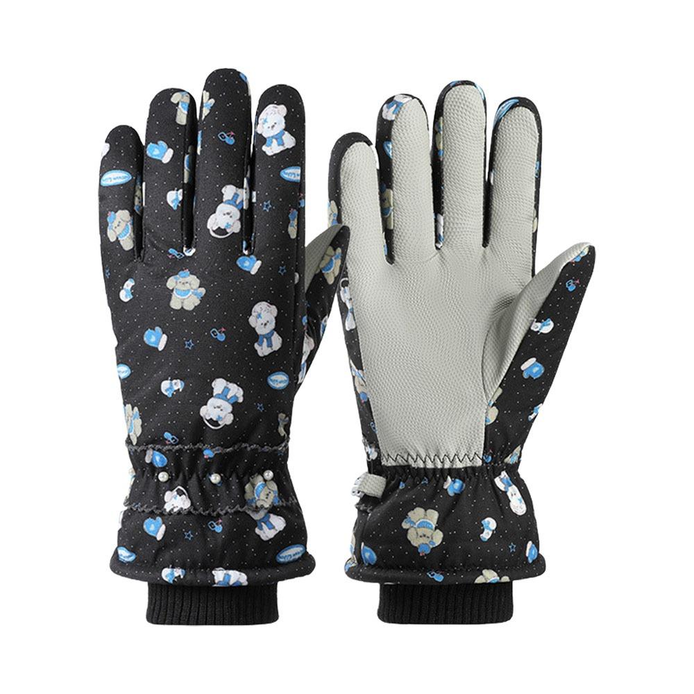 Non-slip Winter Skiing Gloves Warm Outdoor Sports Gloves Thickened Thermal Gloves  for Men Women