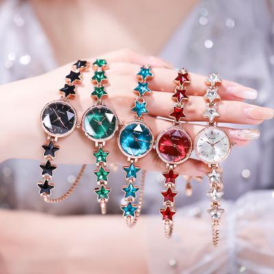 Watch for Female Students, Simple and Thin Strap, Harajuku Ins Style, Compact and Temperament, French Niche Bracelet Watch for Women
