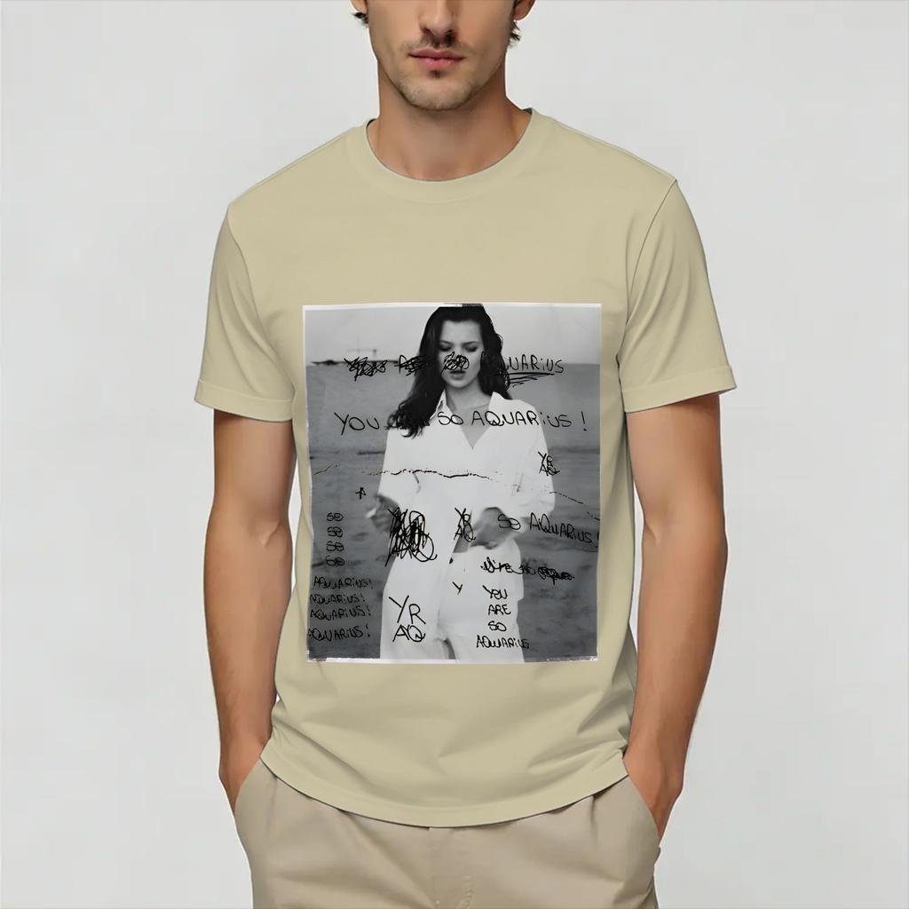 Kate Moss TShirt Beach 100 Cotton T Shirts For Unisex Hip Hop Casual Tee Shirt ShortSleeved Y2K Casual Tops