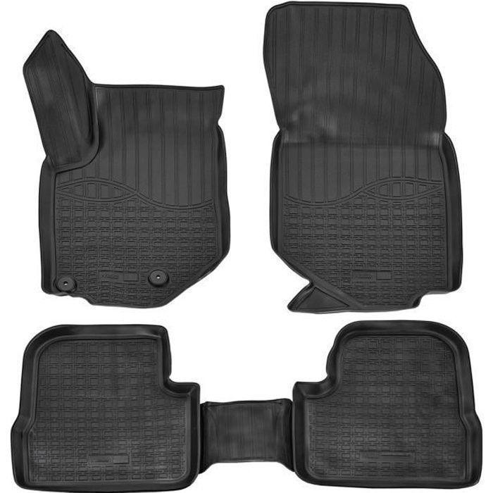 Tapis De Sol En Caoutchouc TPE - NORM Liners - Peugeot 208 - Antidérapant - Résistant - Facile à nettoyer