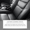 Automotive Leather Cleaning Cream with Sponge 100g Leather Maintenance Cream Car Leather Cleaning Paste Multifunctional