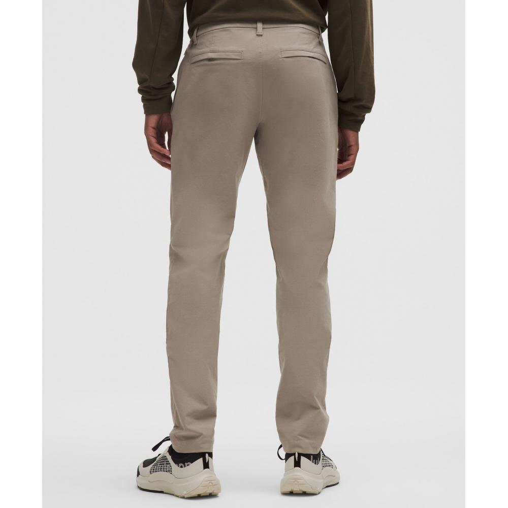 Lululemon Abc Slim Fit Trouser 32l  Stretch Cotton Versatwill Warm Ash Grey