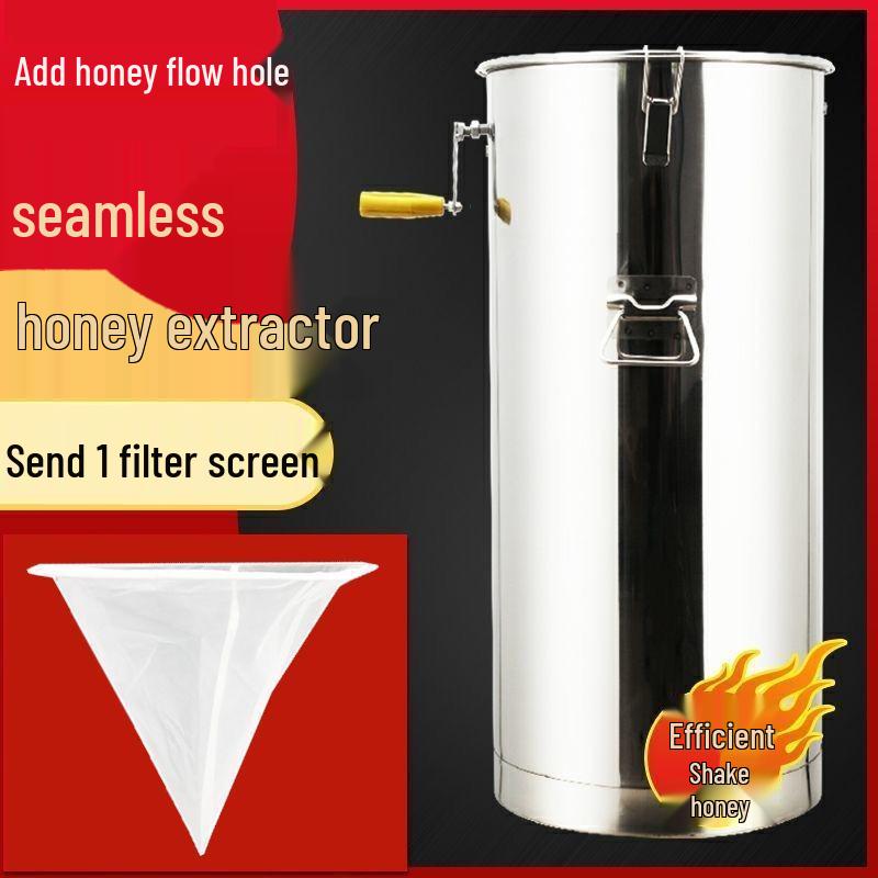 Thickened Stainless Steel Honey Extractor & Spinner Set for Beekeeping