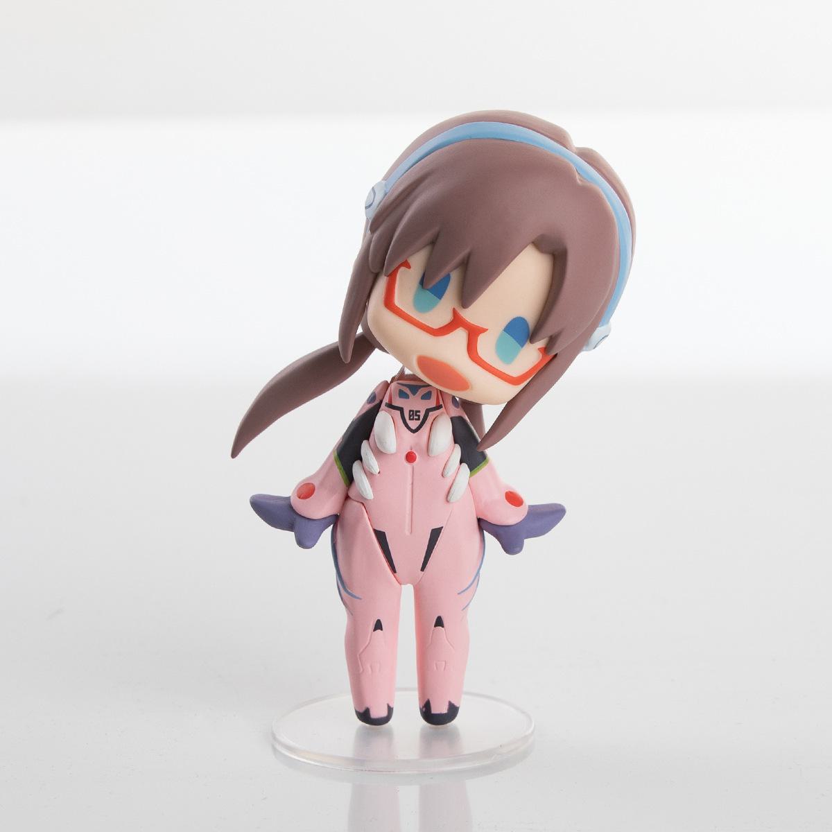 

Серия строительных блоков Q-версии, аниме-украшения с качающимися головами Синдзи, Аски и Рей из Gospel War - модель ручной работы Block Wave Battle Suit 0.1 8263