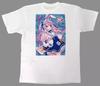 Virtual Entertainment Usaki Mimi T-T-Shirt White M Size Virtual YouTuber Vspo 3rd