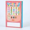 Kit Arte Scratch Arcobaleno Set Carta Raschiabile Magica Arcobaleno per Bambini Cartoline Creative Fai-da-te Biglietti d'Auguri Personalizzati Giocattolo per la Motricità Fine