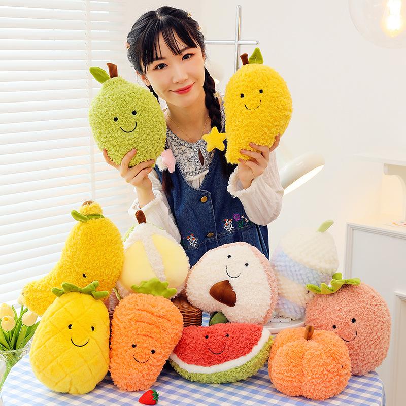 New fruit and vegetable doll series plush toys, cloth dolls, children's dolls, home decorations, souvenirs