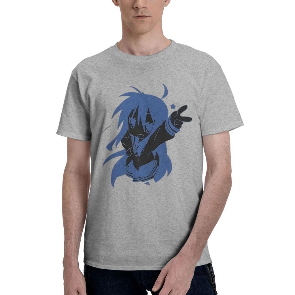 Konata Izumi Lucky Star 100 Cotton Casual Breathable Confortable Shirt Mens Designer Clothes Man Clothes