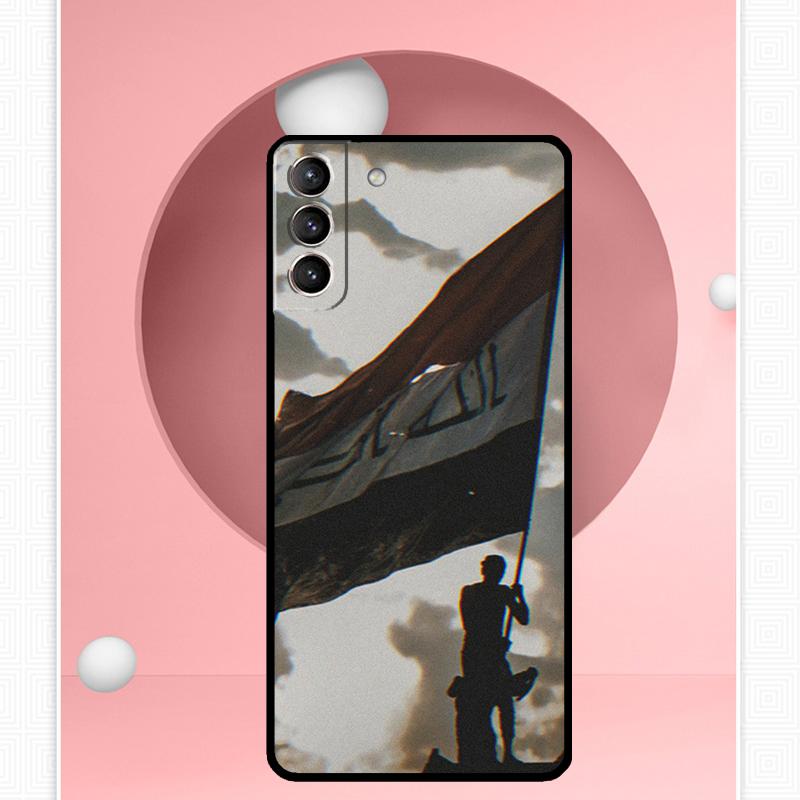 Iraqi Iraq National Flag Case For Samsung Galaxy S24 S23 Ultra S22 S20 FE S21 FE Note 10 20 S8 S9 S10 Plus Cover