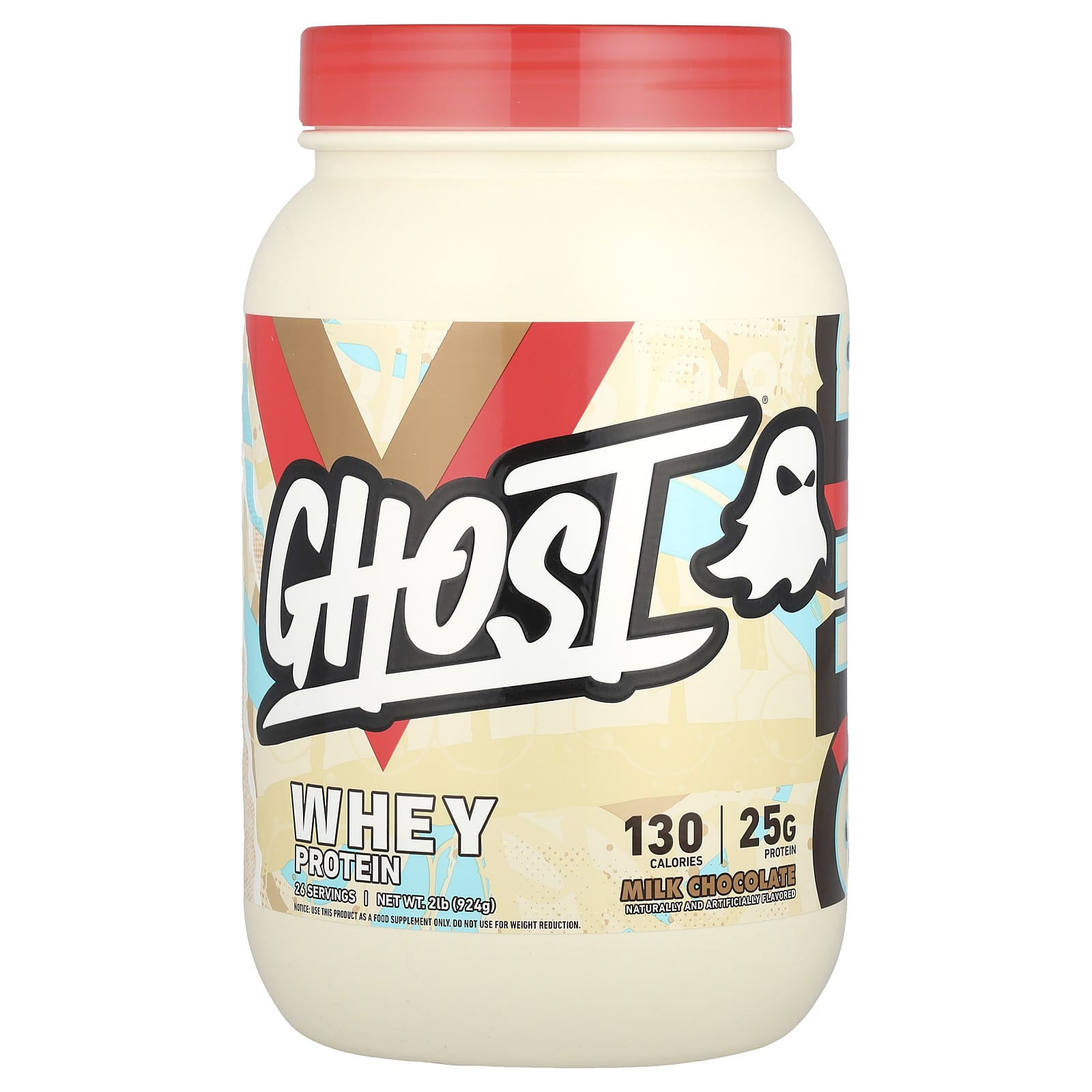 

Ghost, whey protein, milk chocolate, 2 lb (924 g)