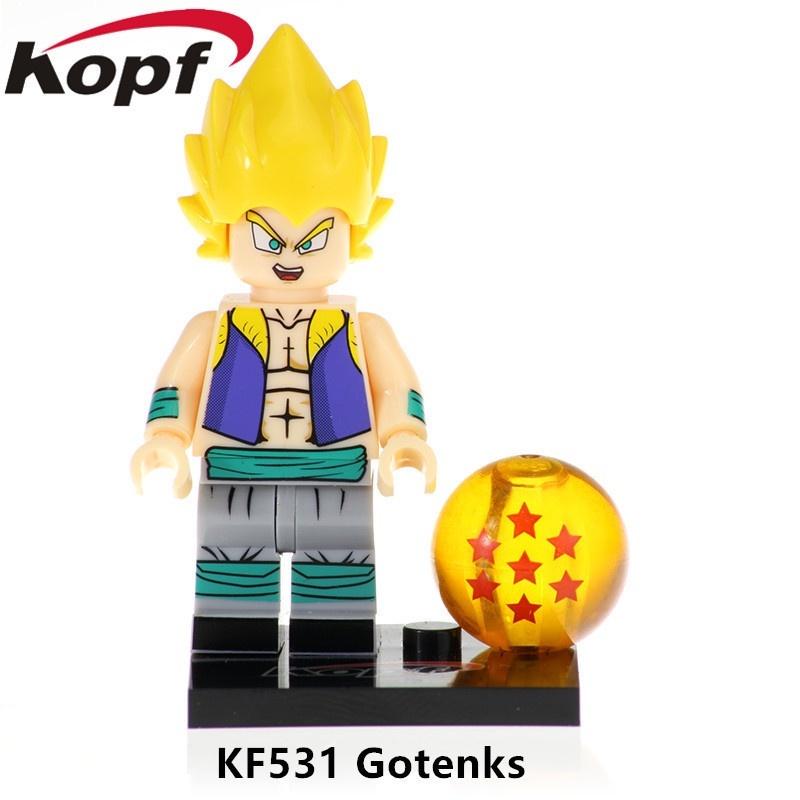 Lego Minifigures Animation Series Seven Dragon Ball Building Blocks Toy