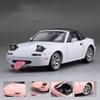 Miniature 1/32 Mazda MX5 Alloy Diecast Metal MX-5 Toy Car Model Vehicle Sound & Light Collection Hobbies Gifts for Children Boys Kids