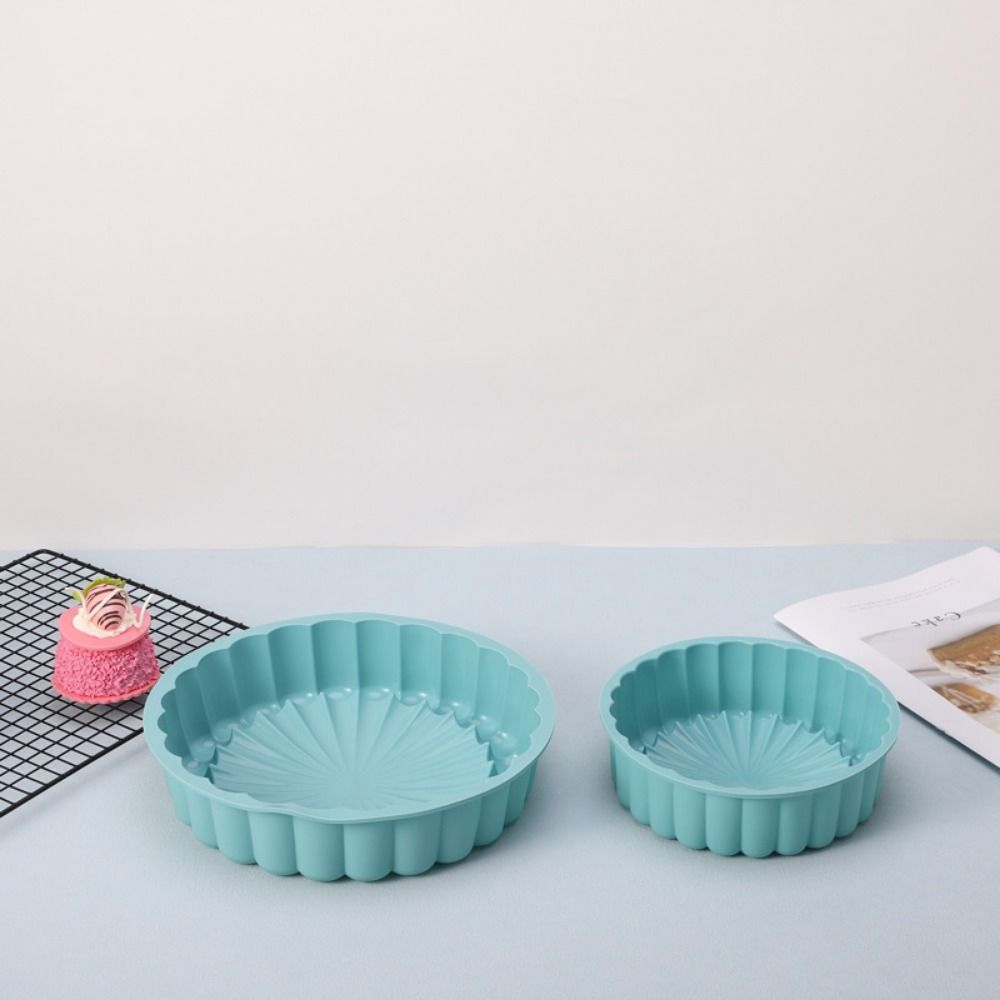 Heat Resistant Silicone Cake Mold Creative Cake Baking Mold Round Cake Mold Kitchen Bakeware