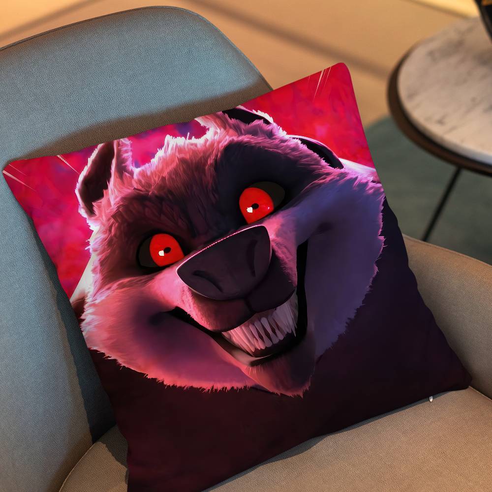 Death The Big Bad Wolf Puss In Boots Cushion Cover Suitable For Sofa Car Bedroom Office Cushions Decorative Pillow Case