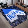 Hertha Flannel Printed Carpet, Home Sofa Decoration for Living Room & Bedroom, Non‑Slip Play Flannel Floor Mat for Game Room