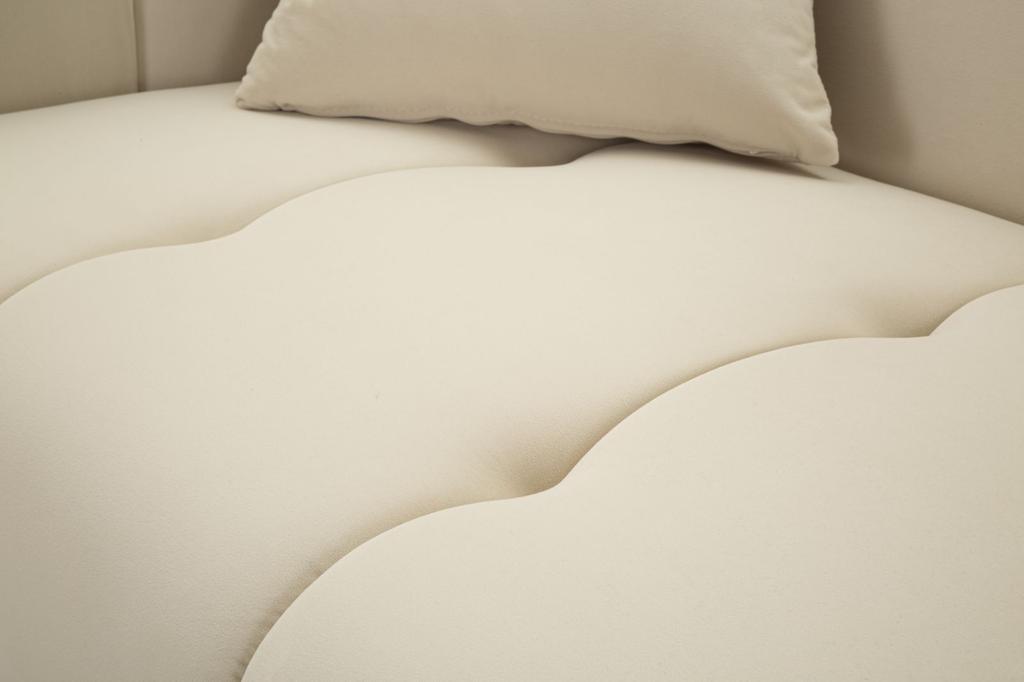 Sofa Alma Cream Z Poduszkami Cm 155X81X71