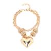 Exquisite Bracelet Personality Creativity Fashion Multi Layer Heart Shaped Bracelet for Weddings