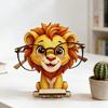 Suport drăguț pentru ochelari cu animale, Suport din lemn pentru ochelari cu pisică, câine, panda, vulpe, Suport pentru ochelari cu animale de desene animate, Ornament de birou, Cadou pentru copii