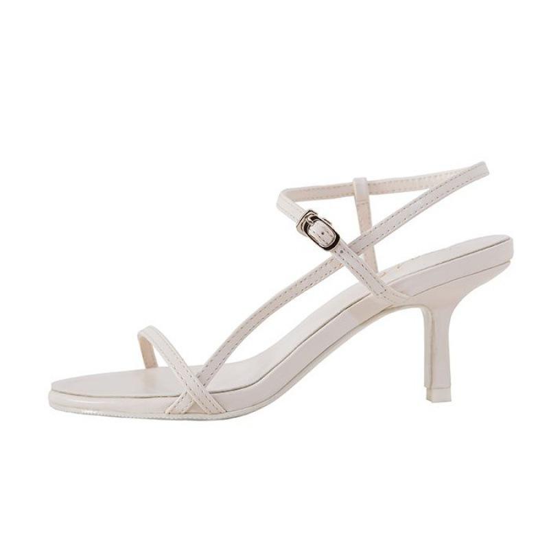 

Однословные сандалии с пряжкой женские на каблуке-рюмочке летние сандалии женские новые шпильки 40