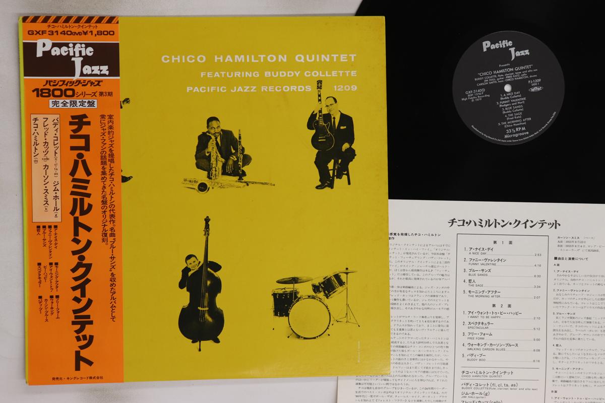

LP Record CHICO HAMILTON - Chico Hamilton Quintet PJ1209 PACIFIC JAZZ 1991 Japan Obi Jazz Used