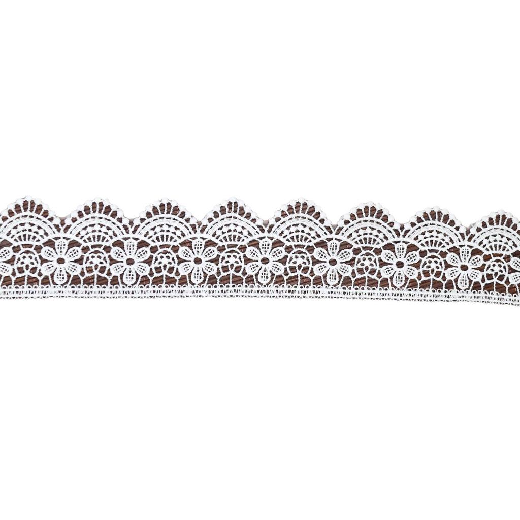 Unilateral Water-Soluble Barcode Lace, Milk Silk Embroidery Diy Accessories, Children'S Dress Lace