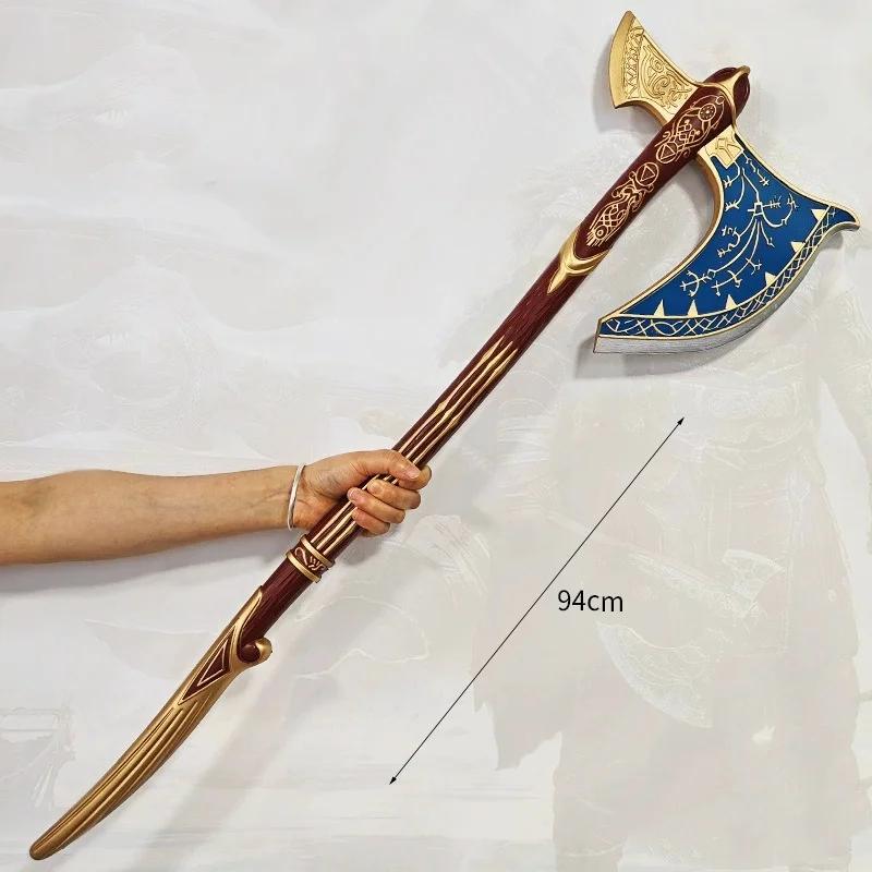 92cm Kratos Axe Katana God of War 4 Cosplay Prop Athena Leviathan Blade Sword Chaos Real Size Japanese Katana Samurai Sabre Toy