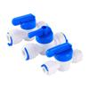 1Pcs Water Straight Hose Quick Connector 1/4" 3/8" OD Pipe Fitting New Plastic Ball Valve