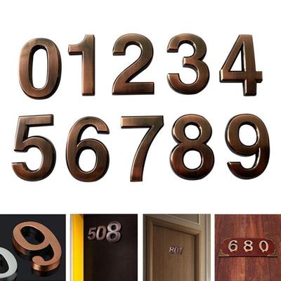 Wall Decor Apartment Building Digital Sticker Plate Sign Door  Address Digits Number Sticker
