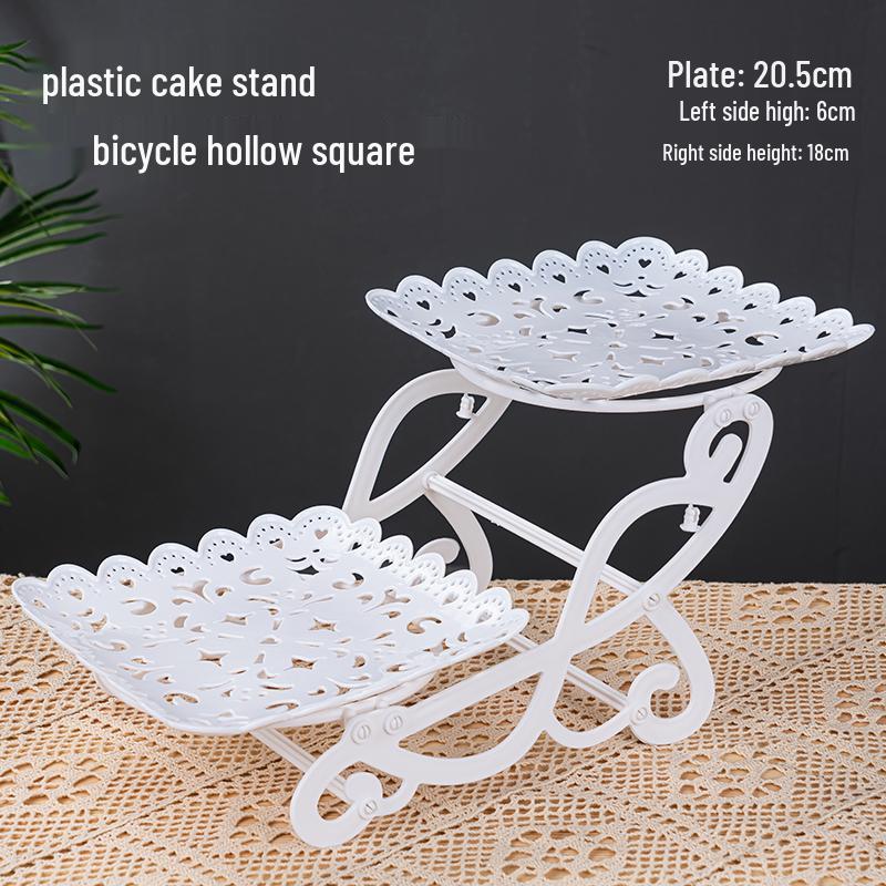 Disposable Dessert Display Stand for Children's Birthday - Cake & Plates Party Decoration