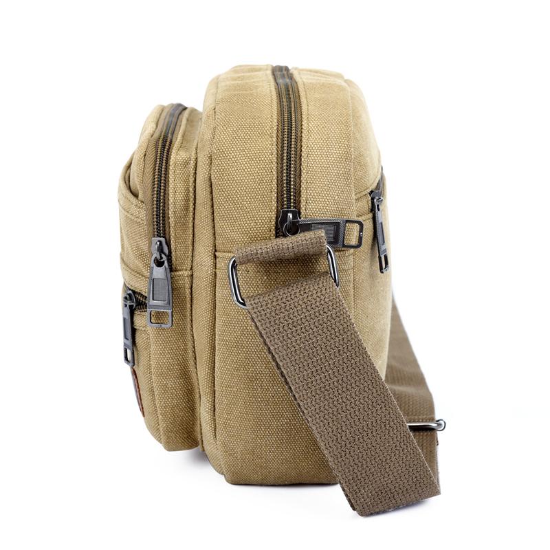 Durable Canvas Multifunctional Electrician Tool Bag - Large Single Shoulder Repair Bag