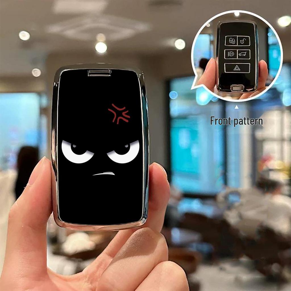 Key Case for Land Rover Range Rover Evoque/Discovery Sport/Velar and Jaguar XEL/F-TYPE