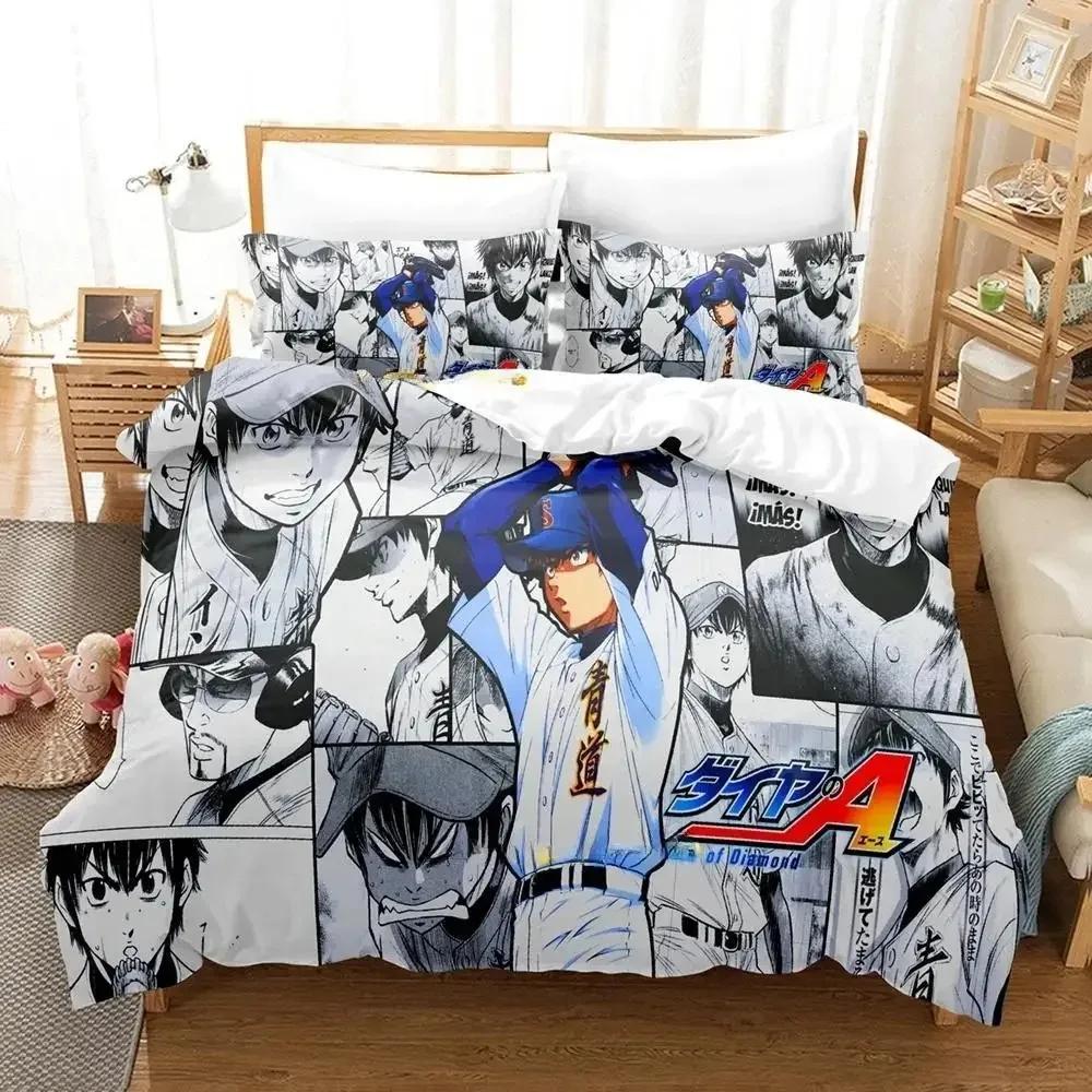 Ace Of Diamond Bedding Set Single Twin Full Queen King Size Bed Set Adult Kid Bedroom Duvet Cover Sets 3D Print Anime Bed Sheet