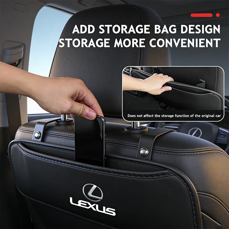 Ochranná podložka proti kopání na zadní stranu autosedačky pro Lexus F SPORT ES RX NX LS UX LM LX GX LC RZ IS CT GS RC HS SC TX LBX IS300 R