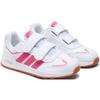 Adidas Tensaurs Switch Cf Soft Comfortable Durable Low Top Casual Shoes Kids Casual Shoes White Pulse-Magenta Blessing-Pink JI1052