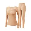 Tops and Pants Women Thermal Clothes Lace V Neck Warmth Long Pants Thermal Underwear  Undershirt