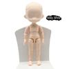 1:12 Flexible Joint Doll Body Model PP Figure Rotatable Nude DIY
